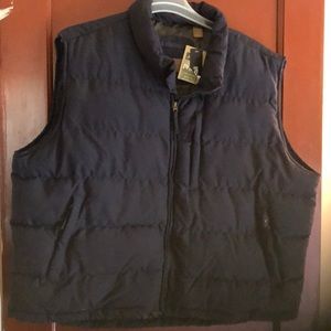 New blue puff men’s vest